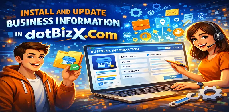 Install and Update Business Information