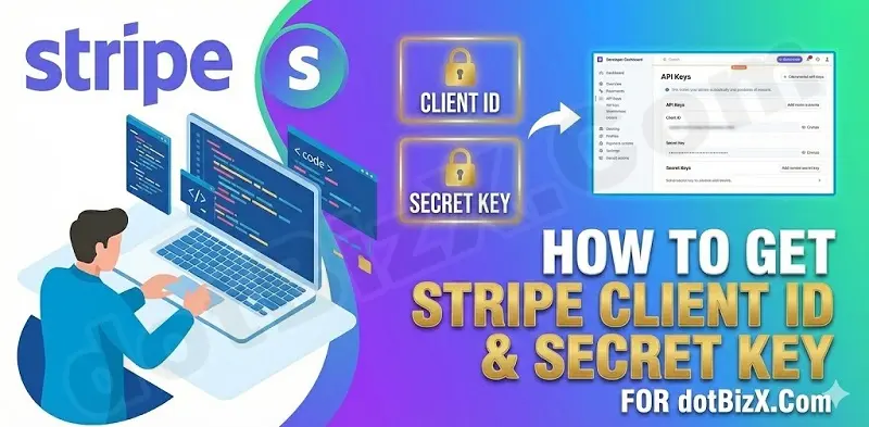 How to Get Stripe Client ID and Secret Key For dotBizX.com?