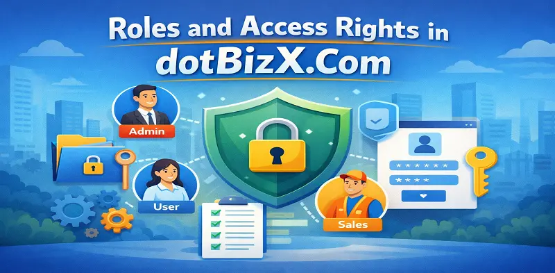 Roles and Access Rights in dotBizX.Com