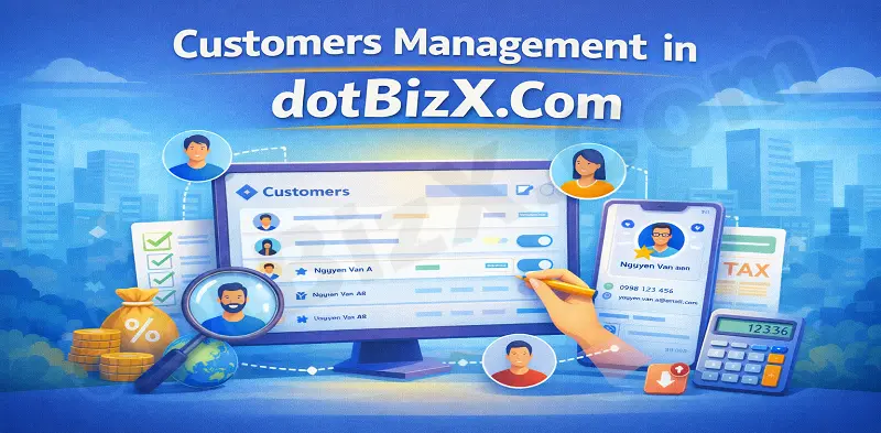 Customers Management in dotBizX.Com