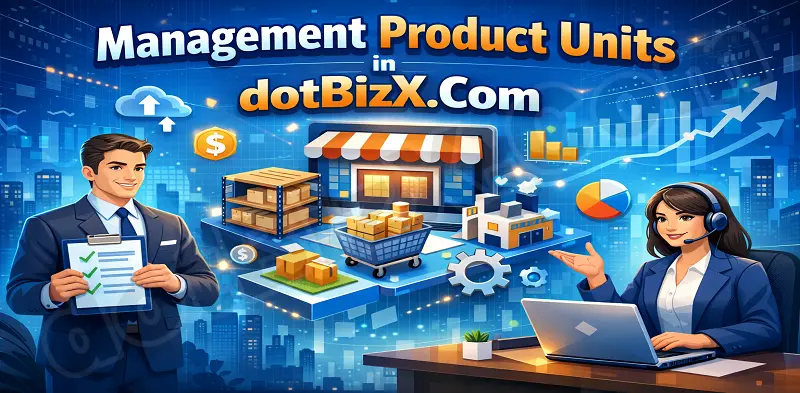 Management Product Units in dotBizX.Com