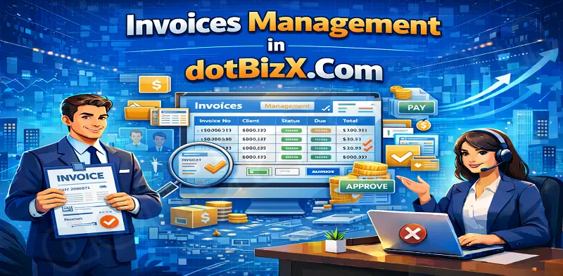 Invoices Management in dotBizX.Com