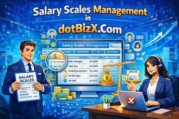 Salary Scales Management in dotBizX.Com