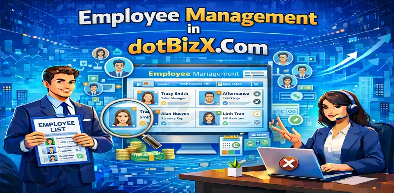 Employee Management in dotBizX.Com