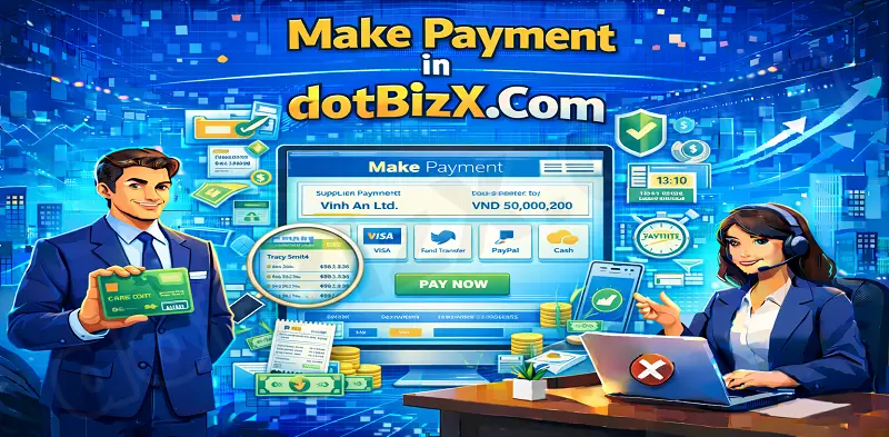 Make Payment in dotBizX.Com