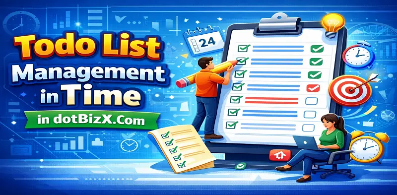 Todo List Management in dotBizX.Com