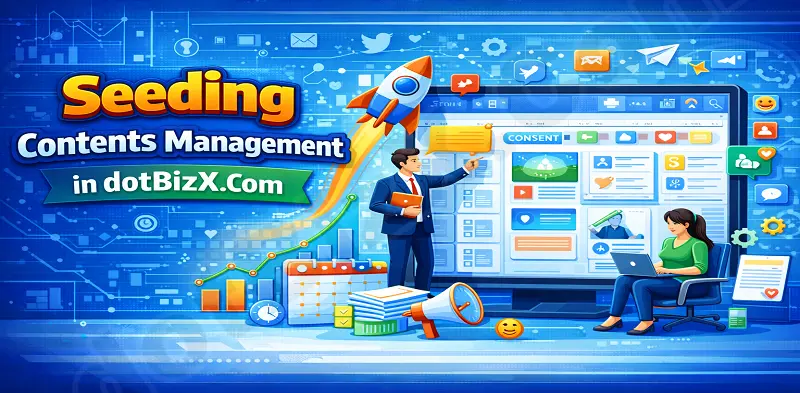 Content Seeding Management in dotBizX.Com