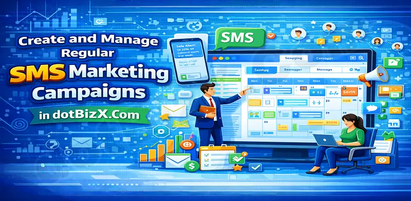 Create and Manage Regular Sms Marketing Campaigns in dotBizX.Com