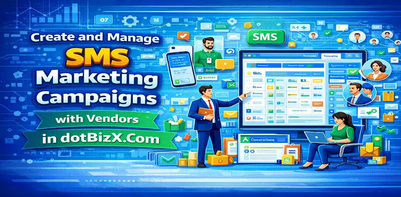 Create and Manage Sms Marketing Campaigns with Vendors in dotBizX.Com