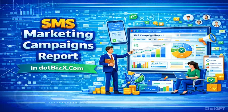 Sms Marketing Campaigns Report in dotBizX.Com
