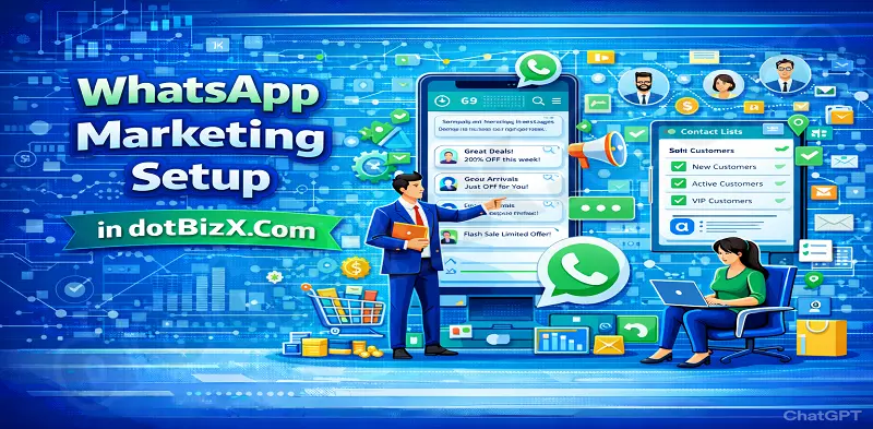WhatsApp Marketing Setup in dotBizX.Com