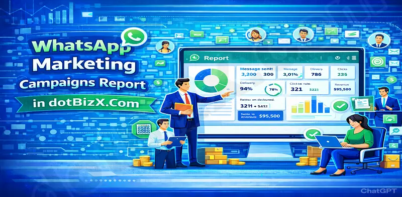 WhatsApp Marketing Campaigns Report in dotBizX.Com